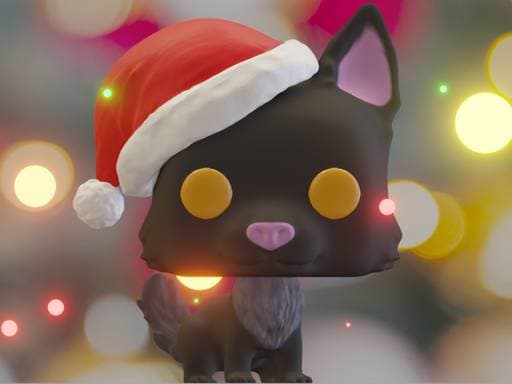 Funko Pop Dog Type 1. Christmas Edition