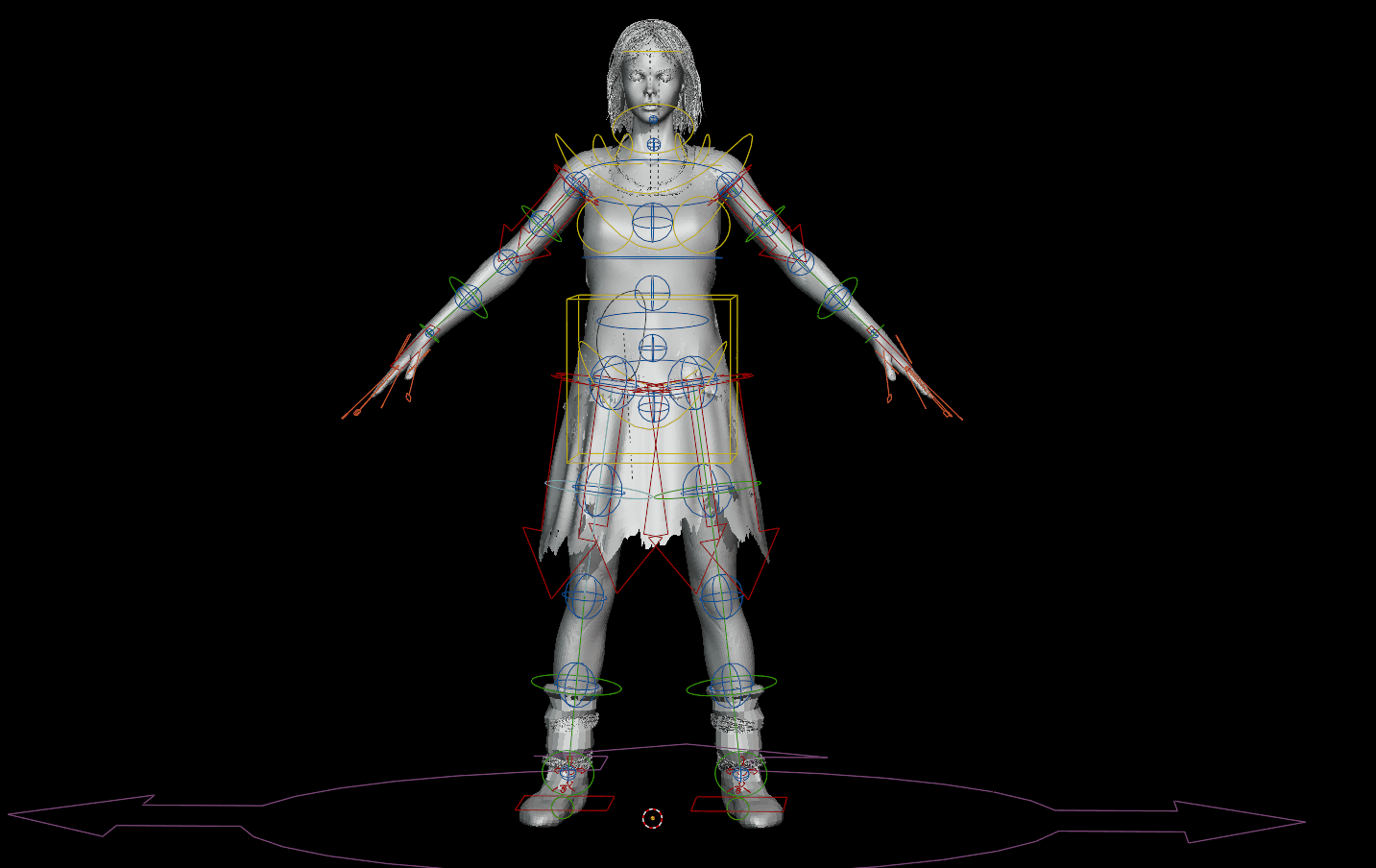 Princess Mononoke A-Pose