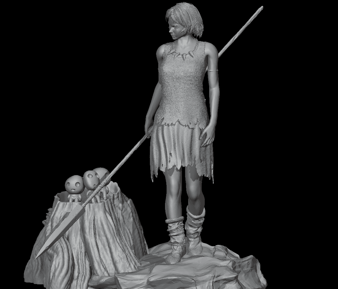 Princess Mononoke 3d model final