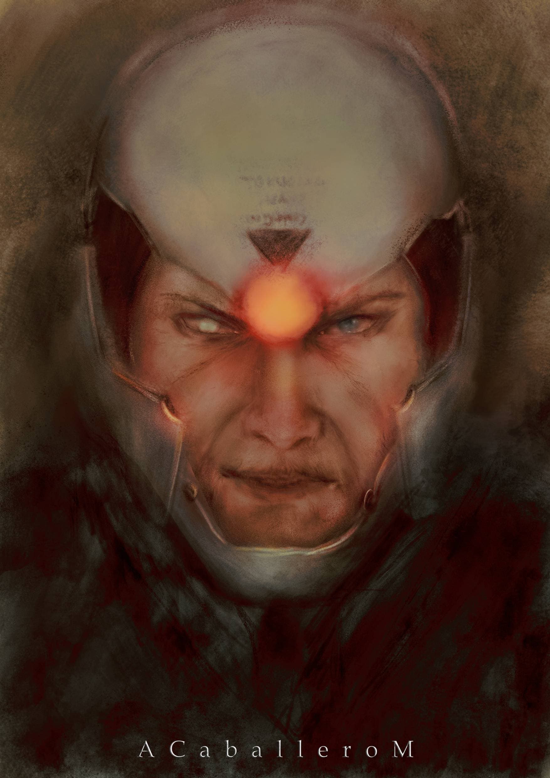 Gray Fox without helmet