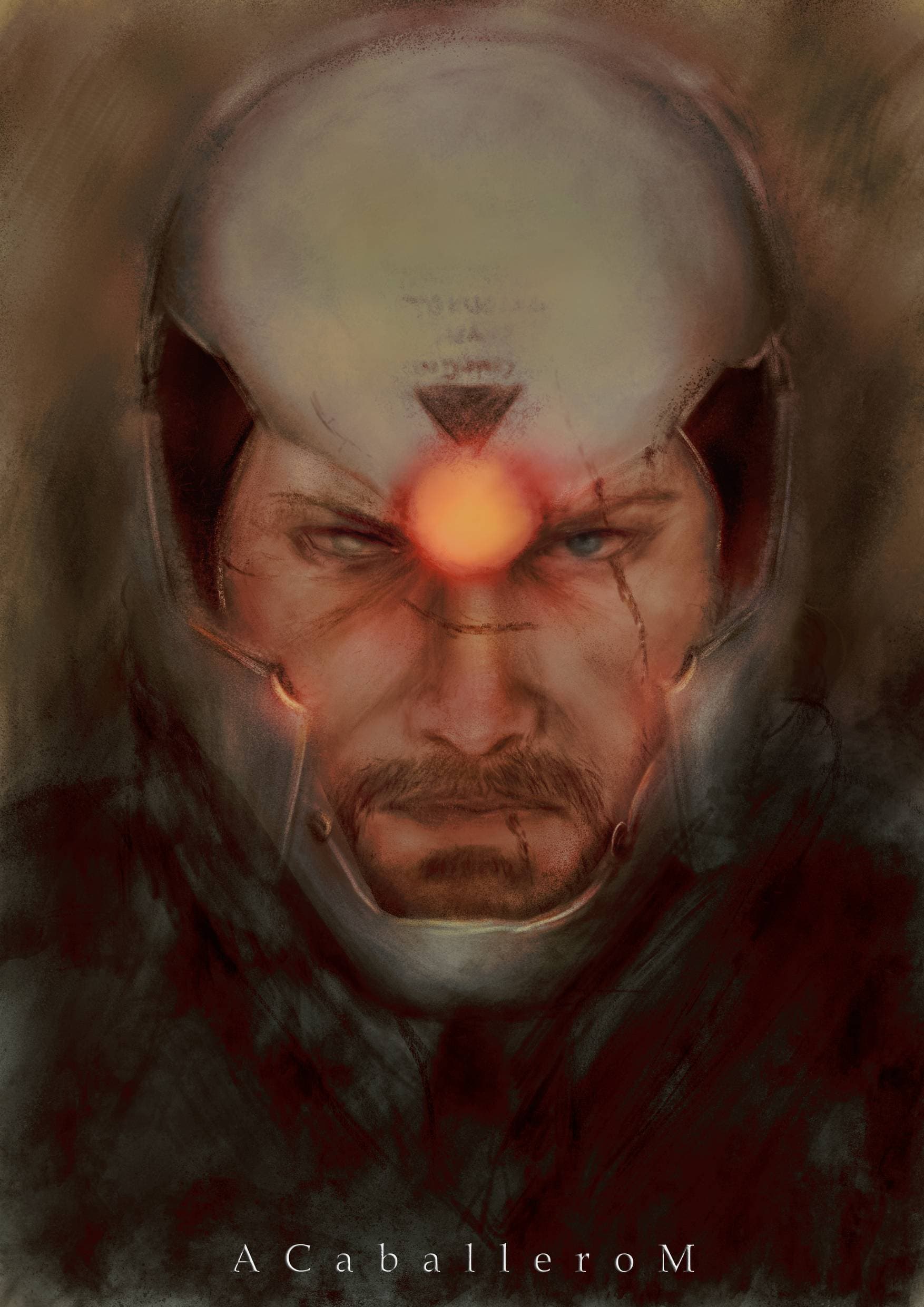 Venom Snake in Gray Fox suit