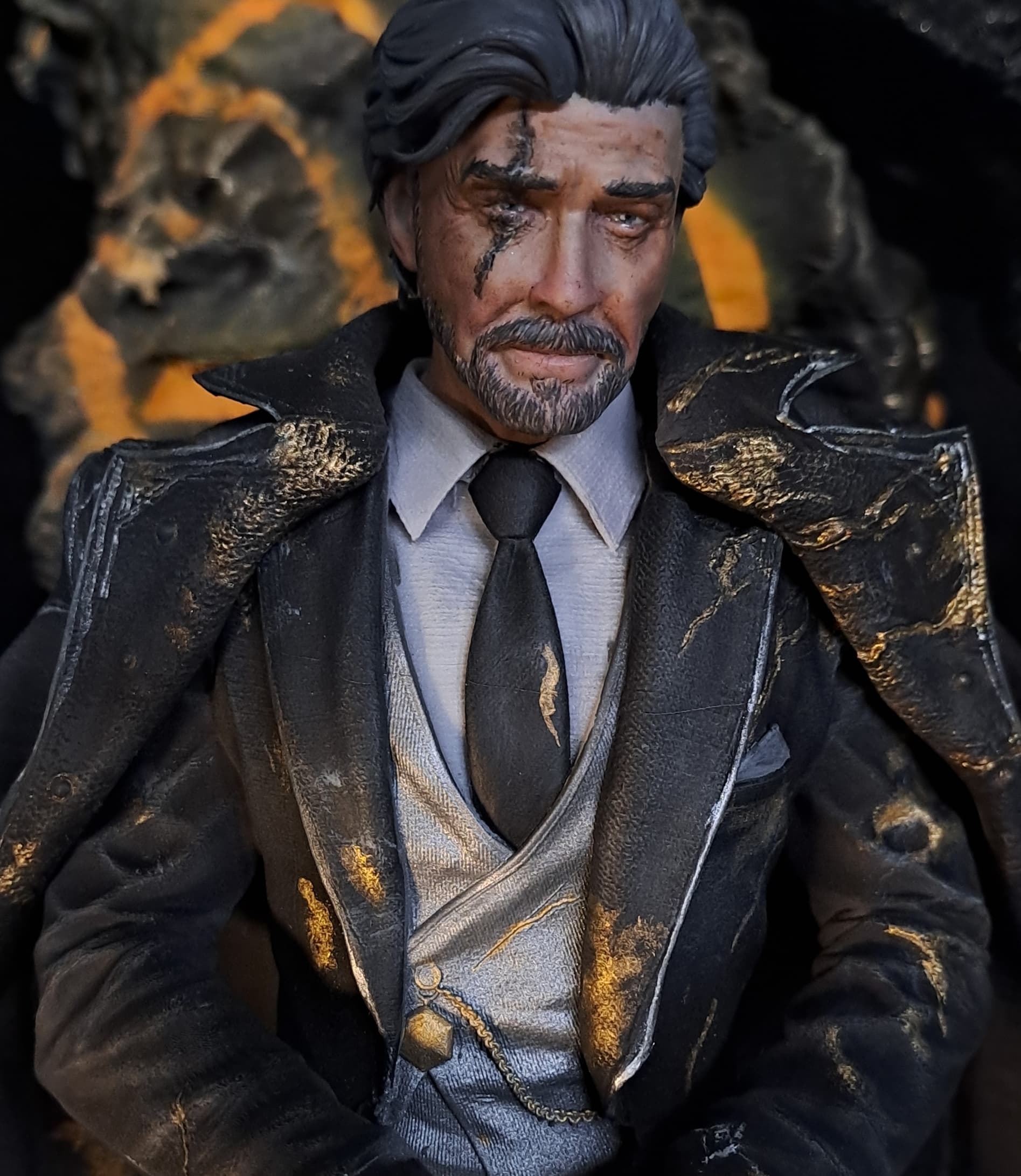 The White-haired man. Renoir from Clair Obscur (with LEDs)